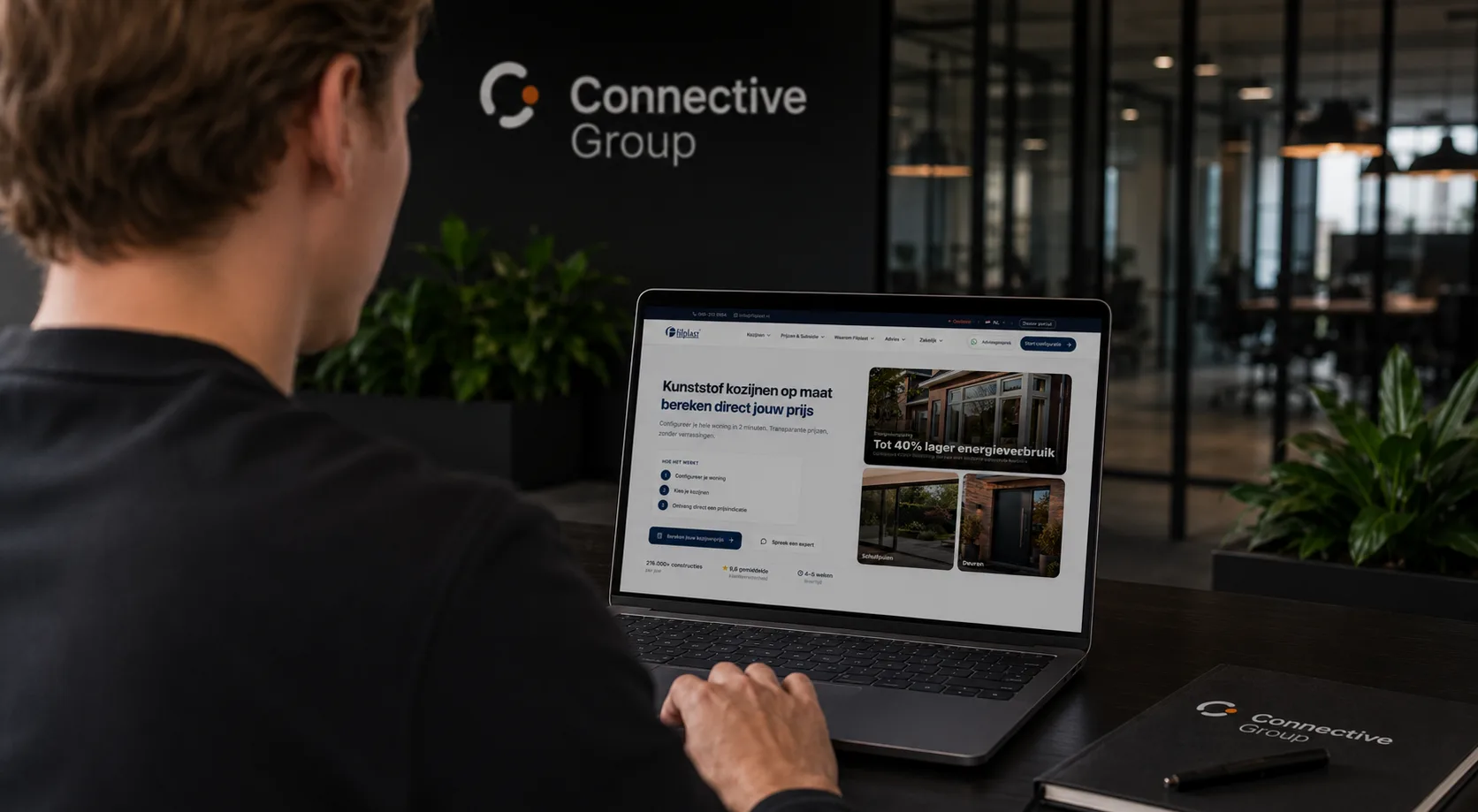 Voorbeeld van een door Connective Group gebouwd digitaal platform