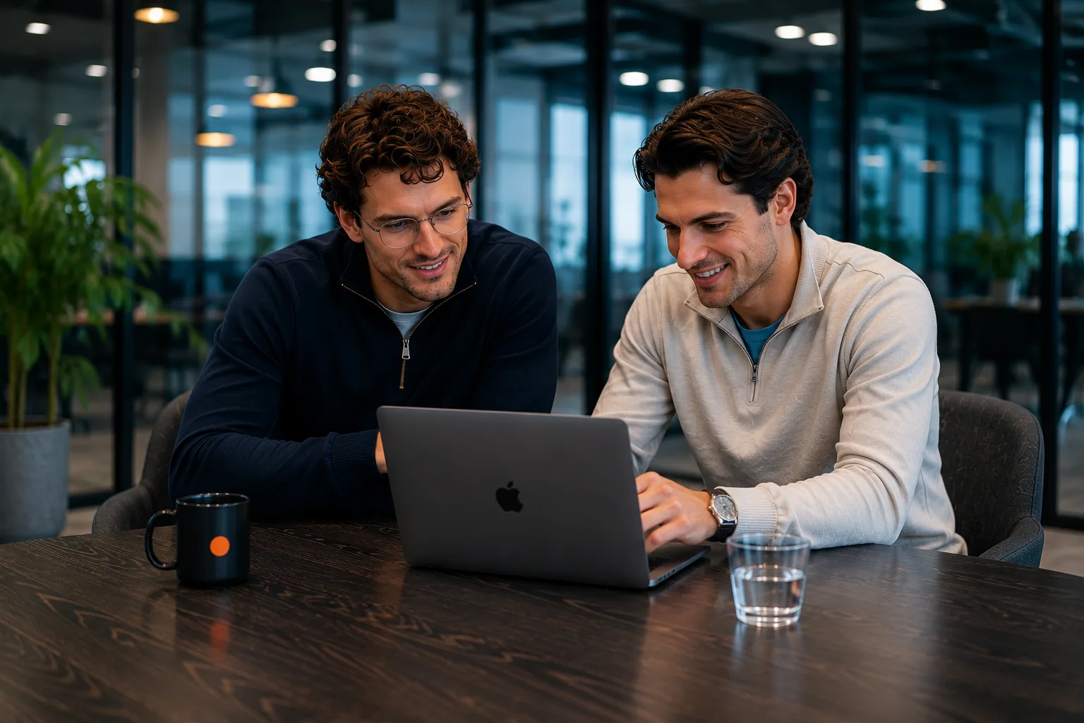Rogier van Essen en Carsten van Bijleveld, oprichters van Connective Group